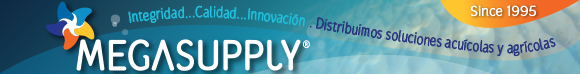 Distribuimos soluciones acuícolas desde 1995 Distribuimos soluciones acuícolas desde 1995
